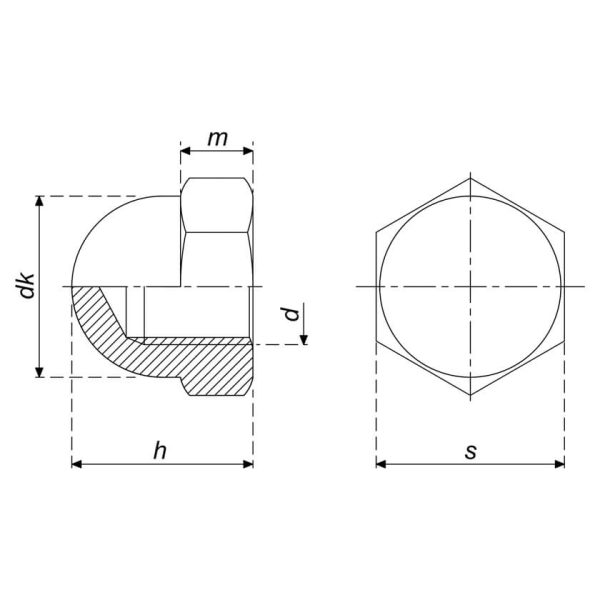 Cap Nut DIN 1587 - Image 3