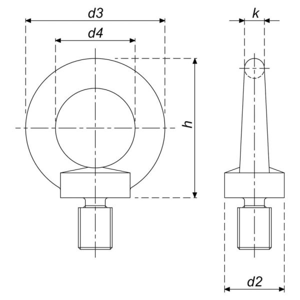 Lifting Eye Bolt DIN 580 - Image 2