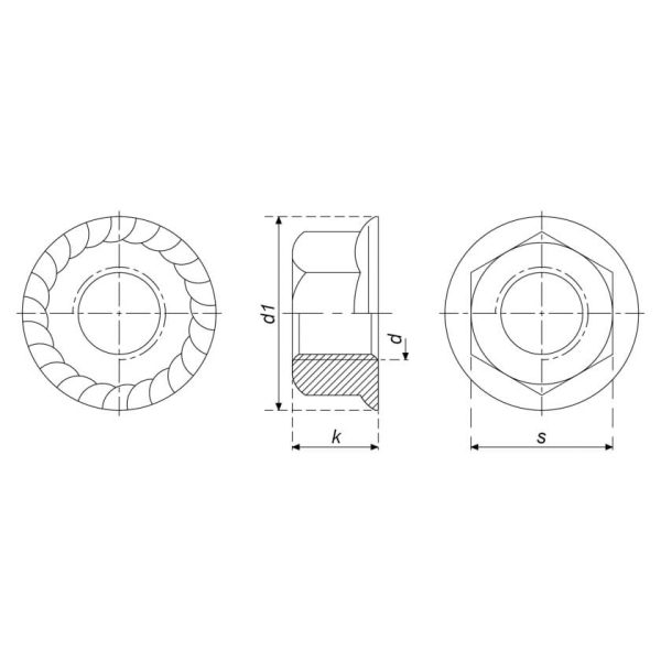 Flange Nut DIN 6923 - Image 3