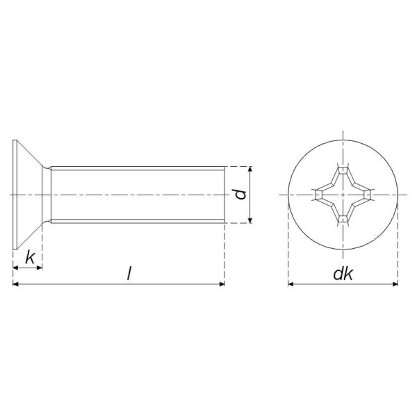 Flat Head Machine Screw DIN 965 - Image 3