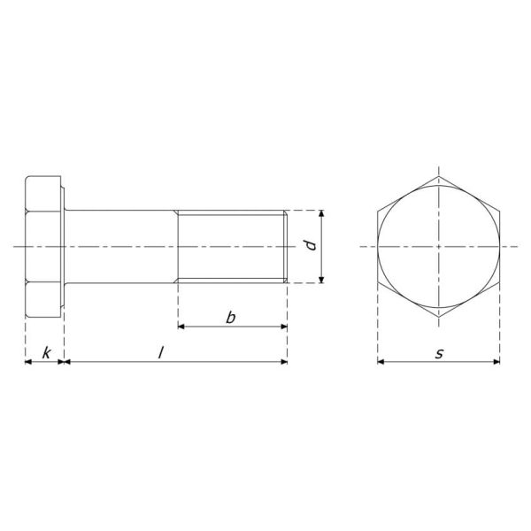 Hex Bolt DIN 960 - Image 3