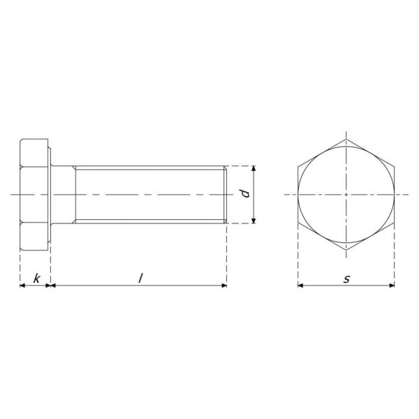 Hex Bolt DIN 961 - Image 3
