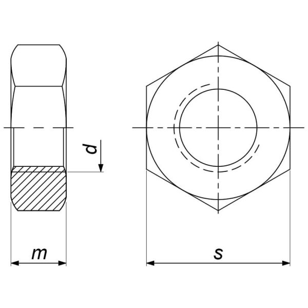 Hex Nut DIN 934 - Image 3