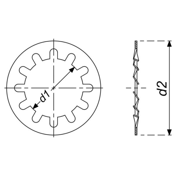 Internal Tooth Lock Washer DIN 6797 J - Image 3