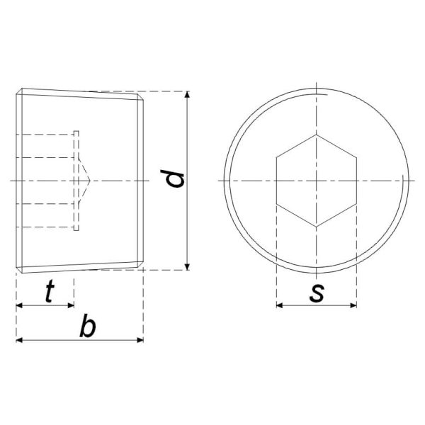 Socket Pipe Plug DIN 906 - Image 3