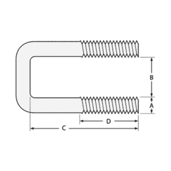 Square U-Bolt - Image 2