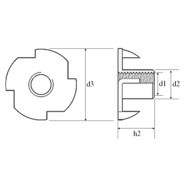 Tee Nut - Image 2