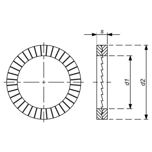 Wedge Lock Washer DIN 25201 - Image 3