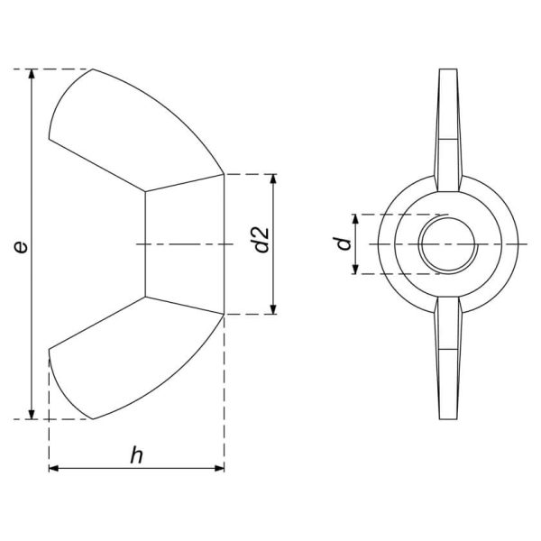 Wing Nut DIN 315 A - Image 3