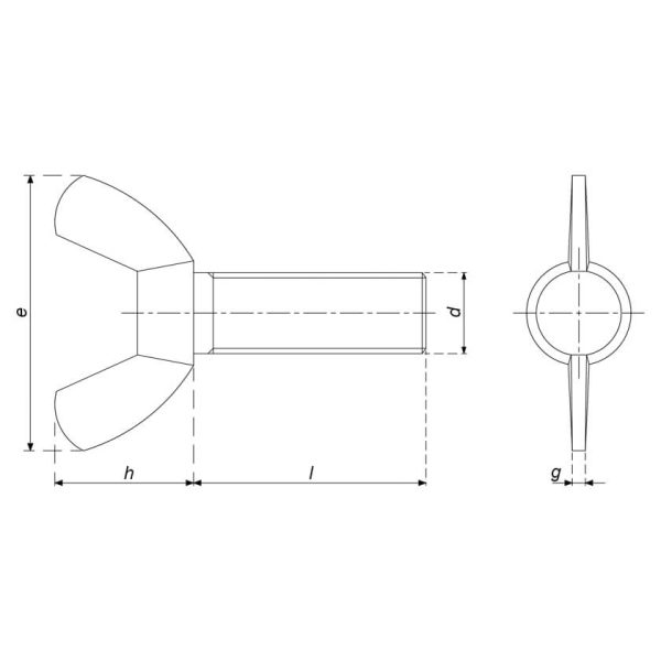 Wing Screw DIN 316 - Image 2