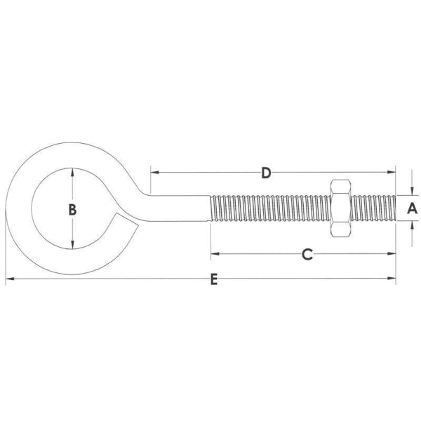 Eye Bolt with Hook - Image 2