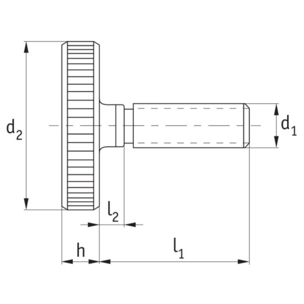 Knurled Thumb Screw - Image 2