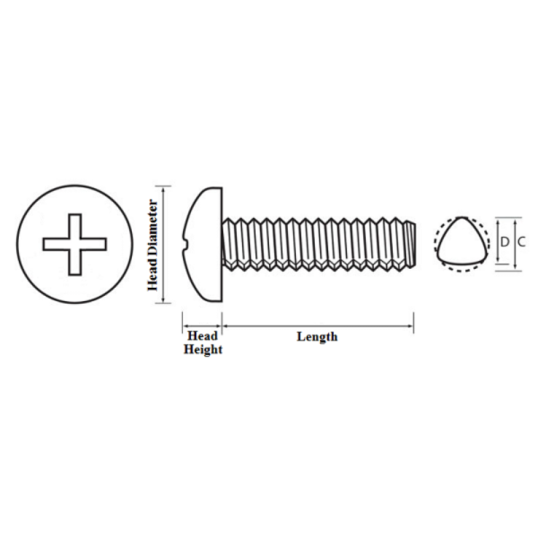 Pan Head Taptite Screw - Image 2