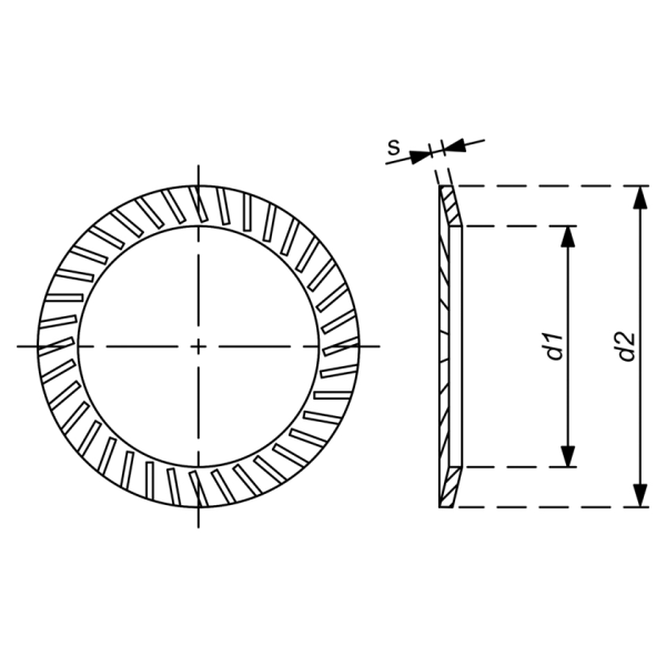 Ribbed Lock Washer - Image 3