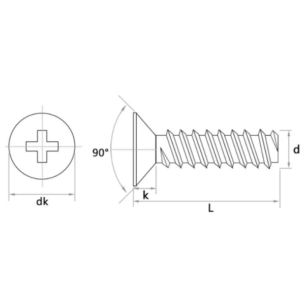 Self Tapping Screw Type KB - Image 3