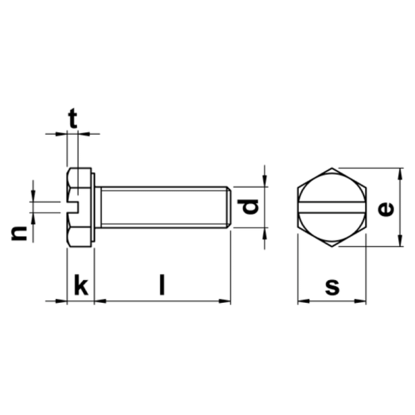 Slotted Hex Bolt - Image 2
