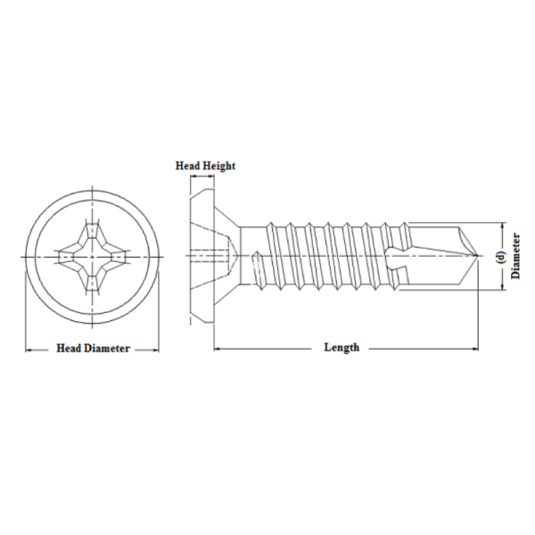 Wafer Head Self Drilling Screw - Image 3